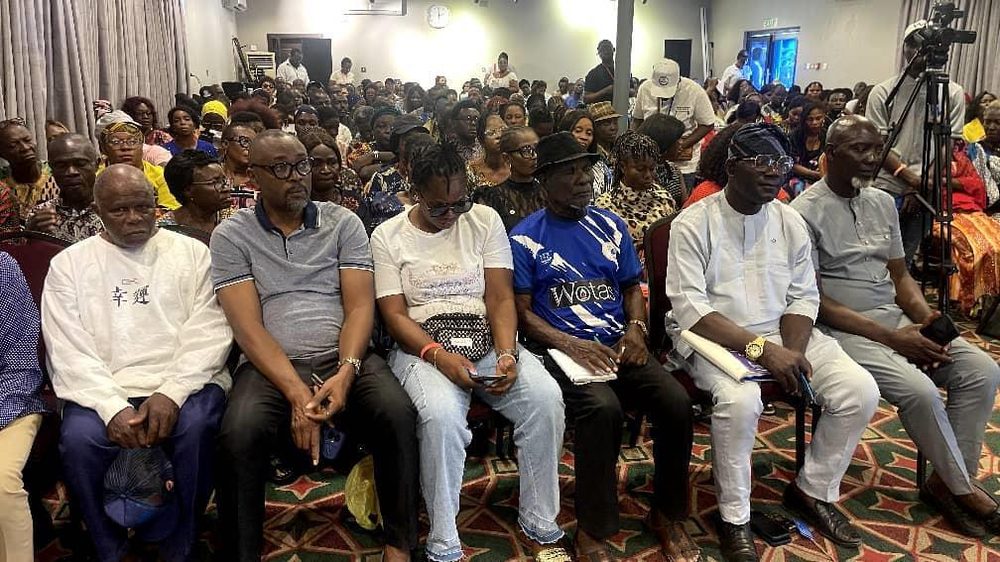 Audience at an economic empowerment training event